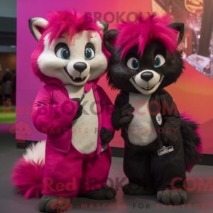 Magenta Skunk máscara de...