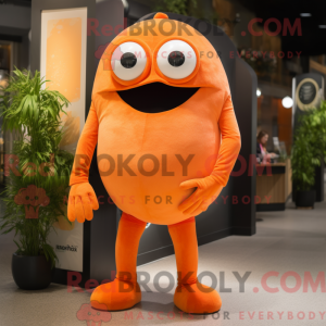 Orange Cyclops mascot...