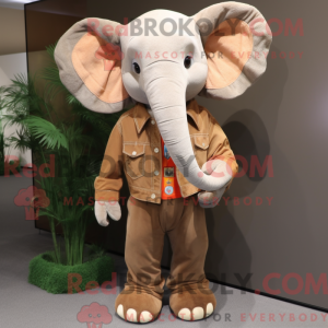 Brown Elephant mascot...