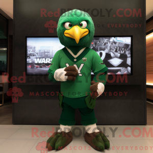 Forest Green Hawk maskot...