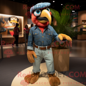Postava maskota Tan Macaw...