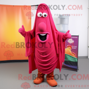 Magenta Currywurst mascot...