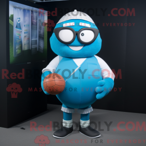 Cyan Rugby Ball...