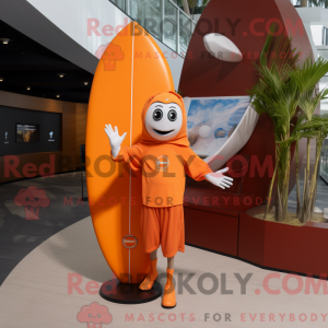 Orange Surfboard maskot...