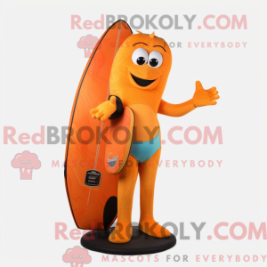 Orange Surfboard maskot...
