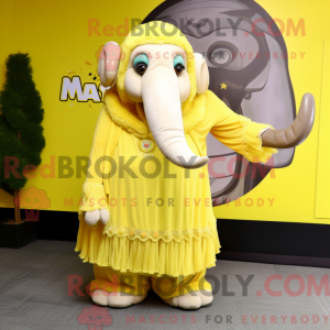 Lemon Yellow Mammoth mascot...