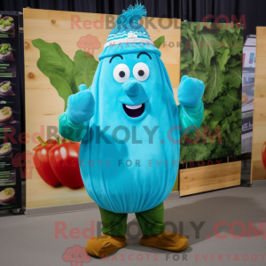 Turquoise Beet mascot...