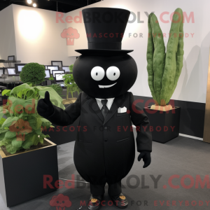 Sort majroe maskot kostume...