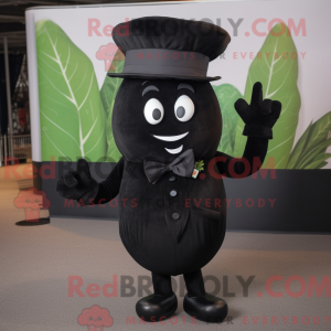 Black Turnip mascot costume...