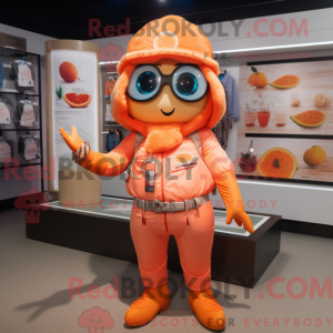 Peach Commando maskot...