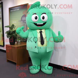 Green Dim Sum mascot...