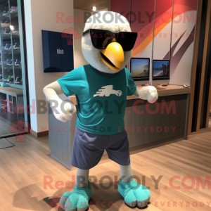 Blågrøn Bald Eagle...