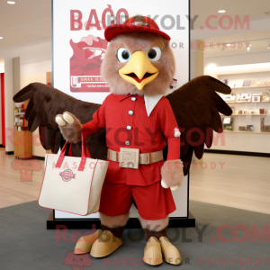 Red Eagle maskot kostyme...