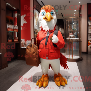 Red Eagle-mascottekostuum...