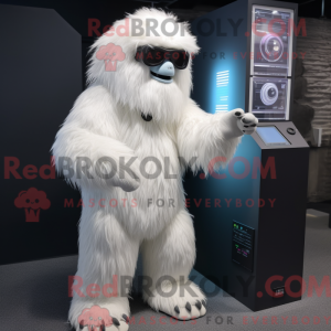 White Yeti mascot costume...