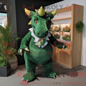 Forest Green Triceratops...