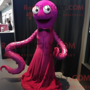 Magenta Hydra Maskottchen...