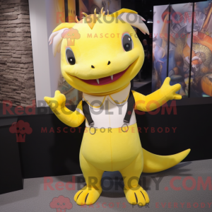 Costume mascotte d Axolotls...