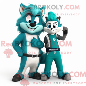 Figura de máscara de skunk...