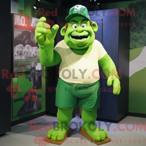 Green Ogre maskotdraktfigur...
