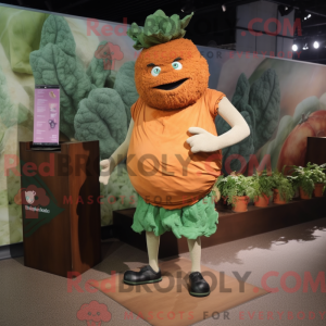 Rust Cabbage mascot costume...