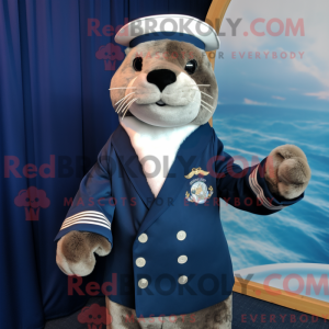 Disfraz de mascota Navy...