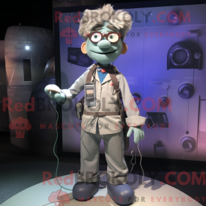 Sølv Doctor maskot kostume...