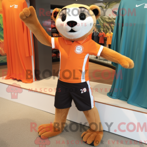 Orange Ferret mascot...