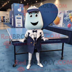 Navy Ping Pong Table mascot...