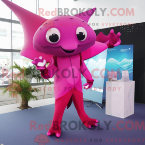 Magenta Manta Ray...