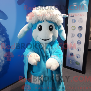 Sky Blue Angora Goat...