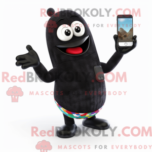 Disfraz de mascota de Black...