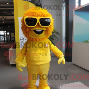 Postava kostýmu žlutého...