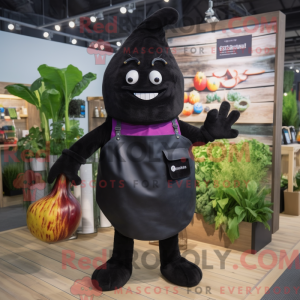 Black Beet mascot costume...