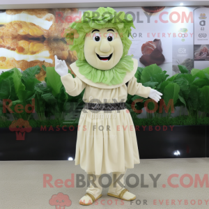 Cream Caesar Salad mascot...