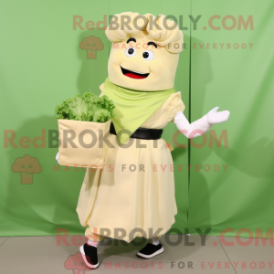 Cream Caesar Salad mascot...