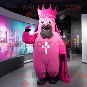Maskottchenkostüm Pink King...