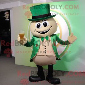 Tan Green Beer mascot...