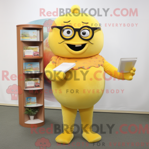 Lemon Yellow Burgers mascot...