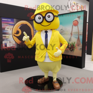 Yellow Oyster mascot...