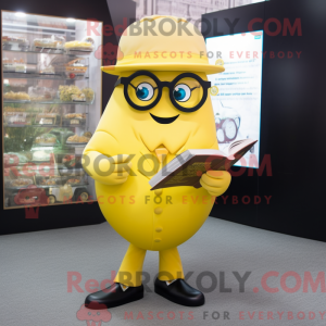 Yellow Oyster mascot...