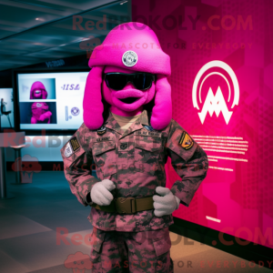 Magenta American Soldier...