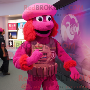 Magenta American Soldier...