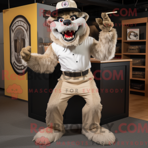 Kremowa maskotka Werewolf w...