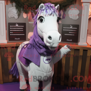 Lavendel Heste maskot...