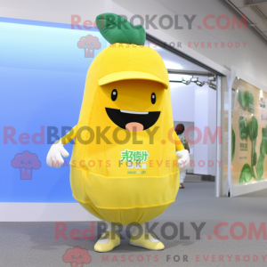 Lemon Yellow Radish mascot...