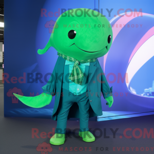 Postava maskota zelené...
