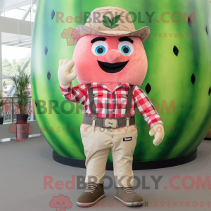Beżowy vannmelon maskot...