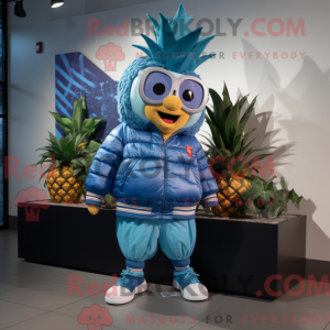 Blue Pineapple mascot...