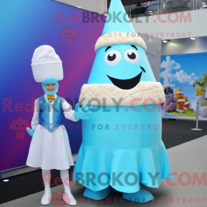 Postava maskota Sky Blue...